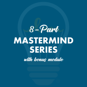 A box that says 8-Part Diversity Mastermind Series with bonus module.