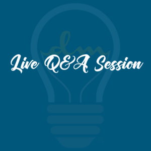 Live Q&A session